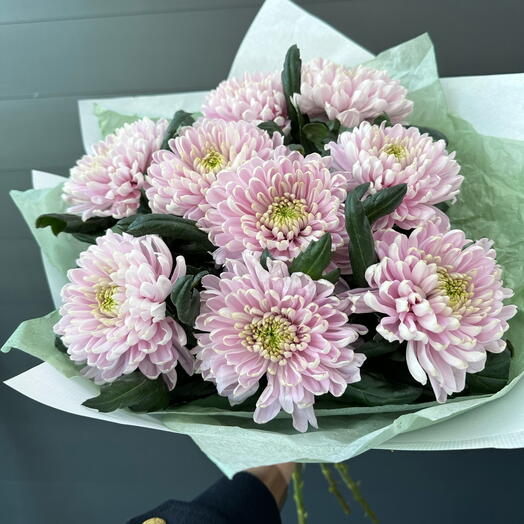 Bouquet of 9 chrysanthemum