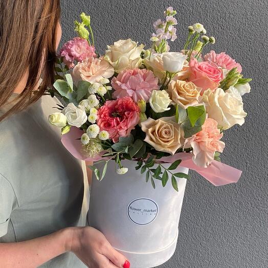 Garden bouquet in box