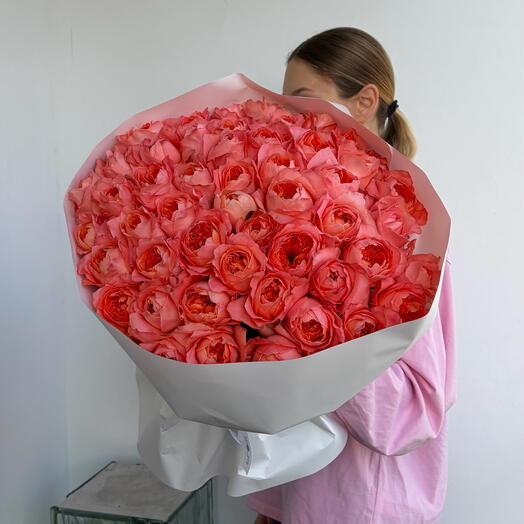 Peony Rose Pink - L size