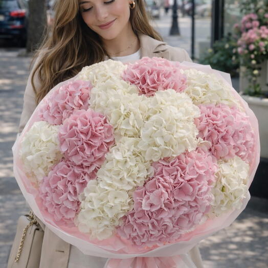 Pastel Hydrangea Cloud