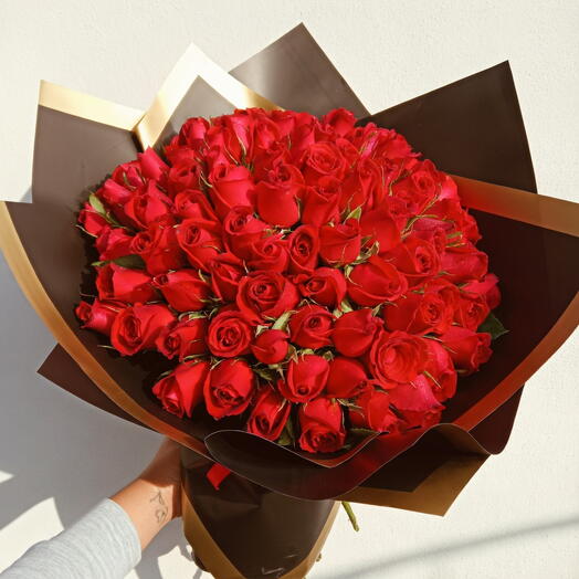 Bouquet de 100 Rosas Rojas Premium – Ramo Buchon Gigante de Amor Eterno