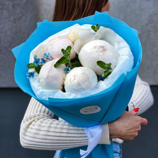 Heavenly Peony Cloud 💙🤍