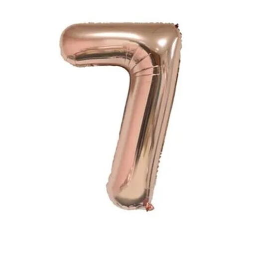 Large 60 cm Balloon Number 7