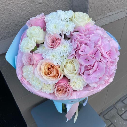 Blumenstrauß Pinker Himmel