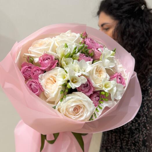 Bouquet with freesia