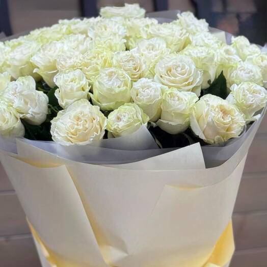 Eternal White Roses