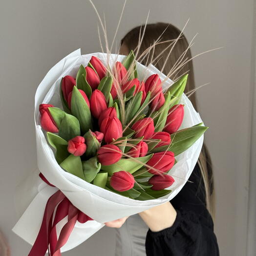 Tulipanes rojos