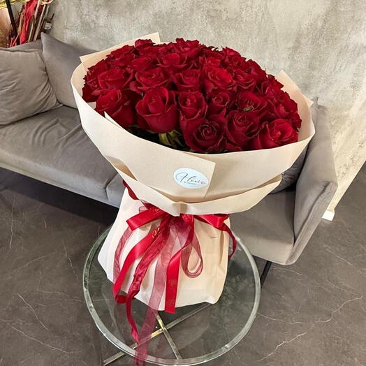 Rosenstrauss 65 rote Rosen