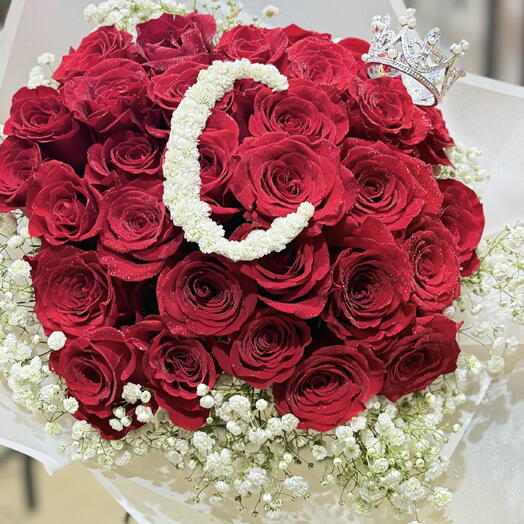 Personalized Roses Bouquet