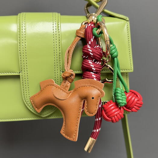 Bag charm Horse and Cherries