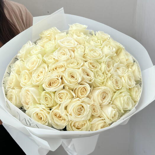 White roses (size M)