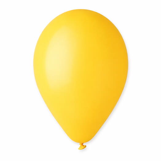 Balões latex 12   cor Yellow 002