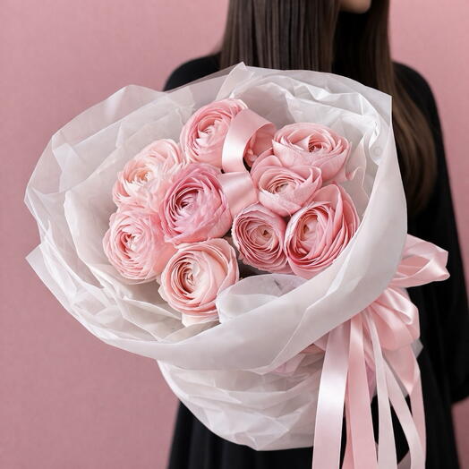 🌸 Bouquet of 9 ranunculus