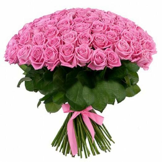 Bouquet de 51 roses roses