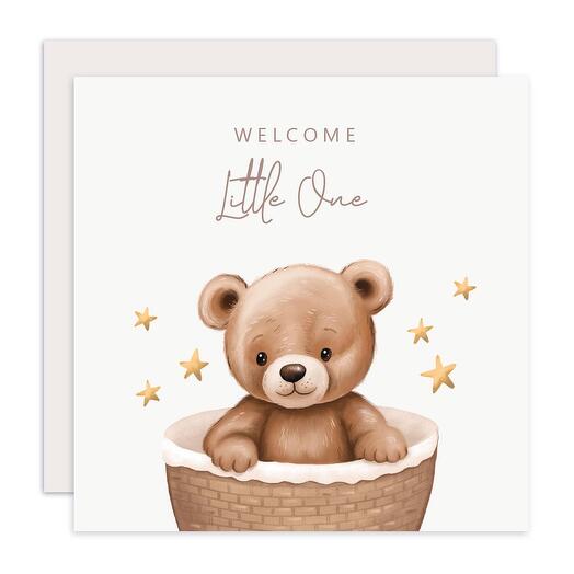 Baby welcome card