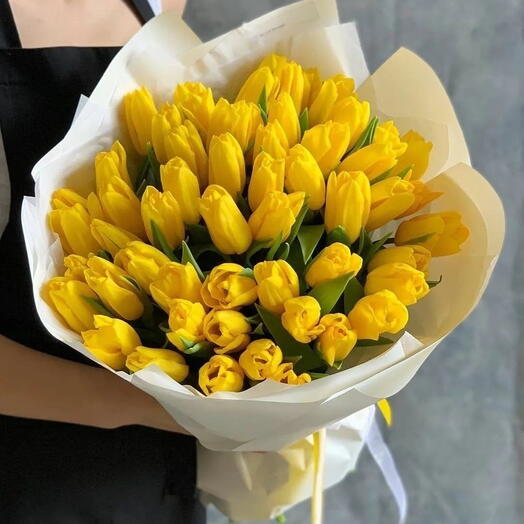 Yellow Tulips 25 stems