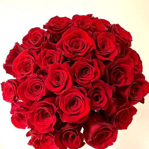 25 RED ROSES