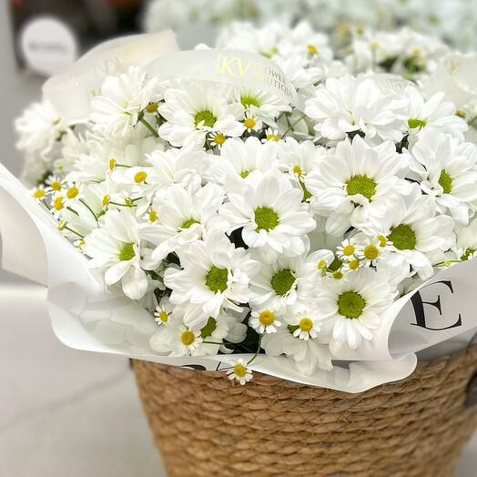 Flower Basket «Chamomile Field»