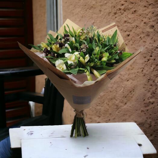 The Bouquet "The Rainbow of Alstroemeria"