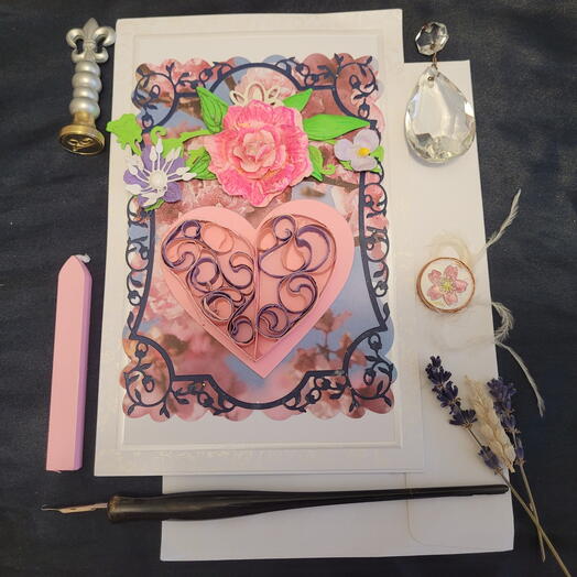 Handmade 3D greeting card