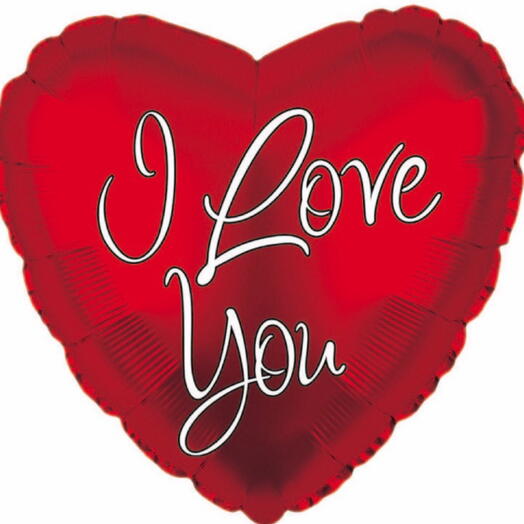 I Love You Ballon