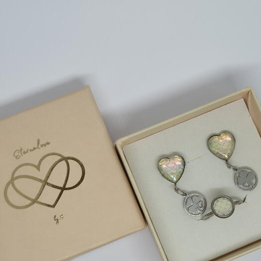 Iridescent Heart Harmony Set