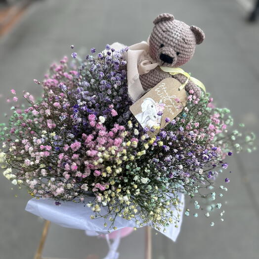 Spring Color + Teddy Hand made