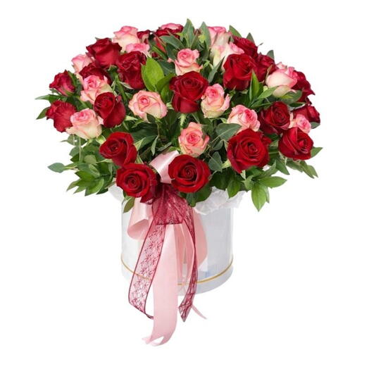 Arrangement of 51 roses