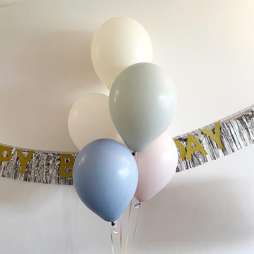 5 Hellium balloons st