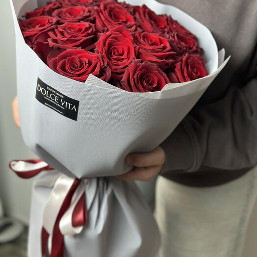 Bukiet- Roza czerwona 19 szt