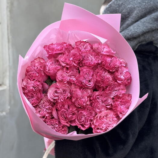 Peony-shaped roses Country Blues