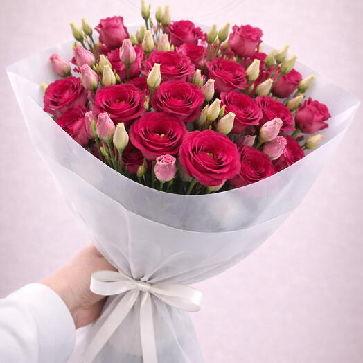 Mono Eustoma pink - 9