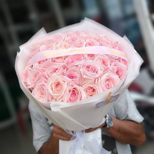 35 розовых роз, Бангкок | 35 pink roses, Bangkok