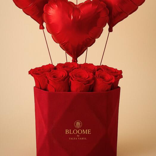 Bouquet of eternal roses