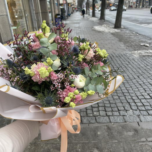 Floriste val, elegant bukett