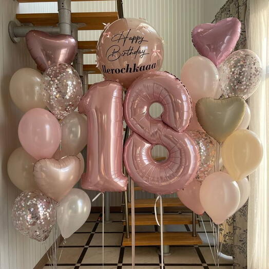 18th Birthday in Pink Tones