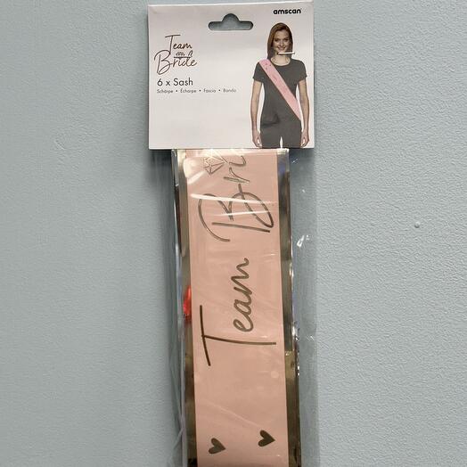 Wedding ribbon set of 6 pcs