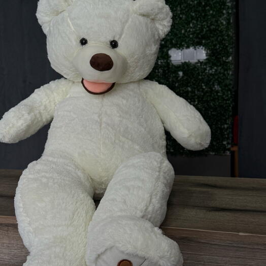 Pluszak miś biały (L)