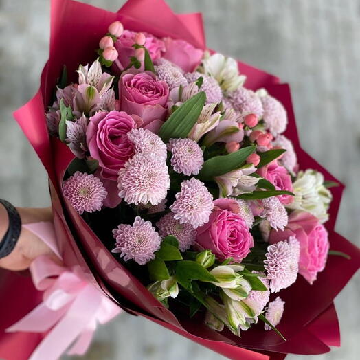 Bouquet of santini flowers