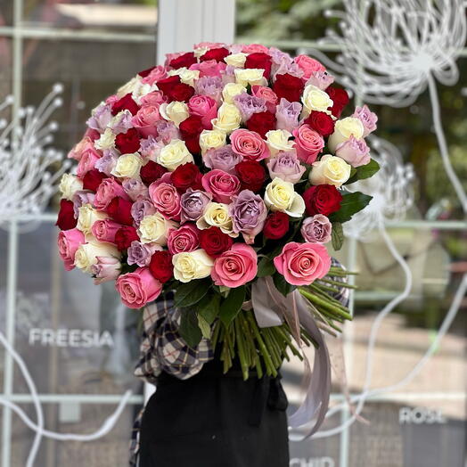 Микс 101 голландской розы