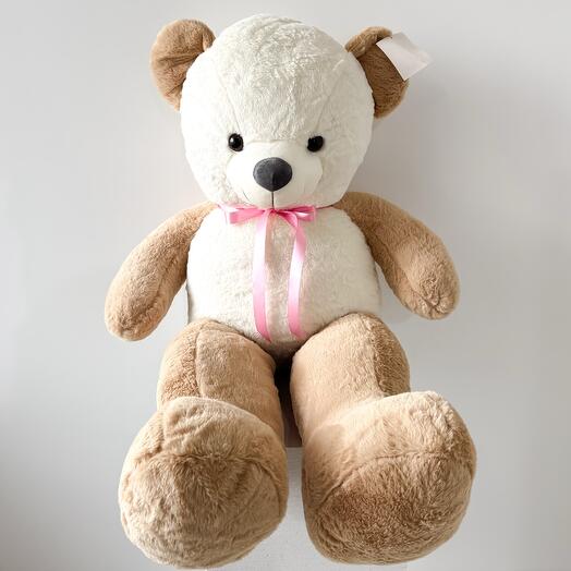 Beige white teddy bear 100cm