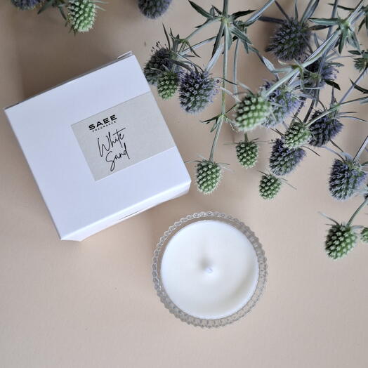 SAEE Soy candle "White Sand" 6h