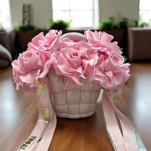 Pink basket