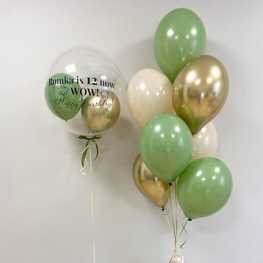 Birthday balloon set