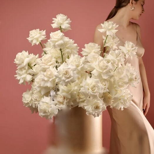 White French Roses