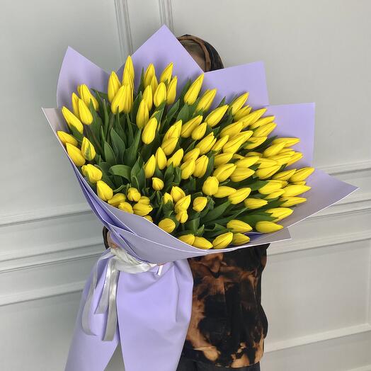 101 yellow tulip