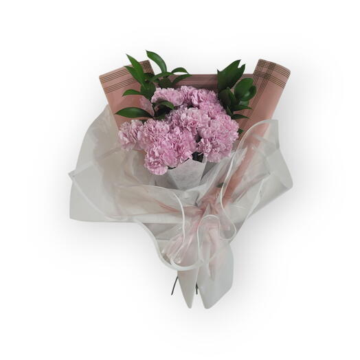 Boho and bold, carnation bouquet