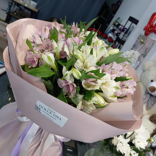 Bouquet - Alstroemère  multicolore