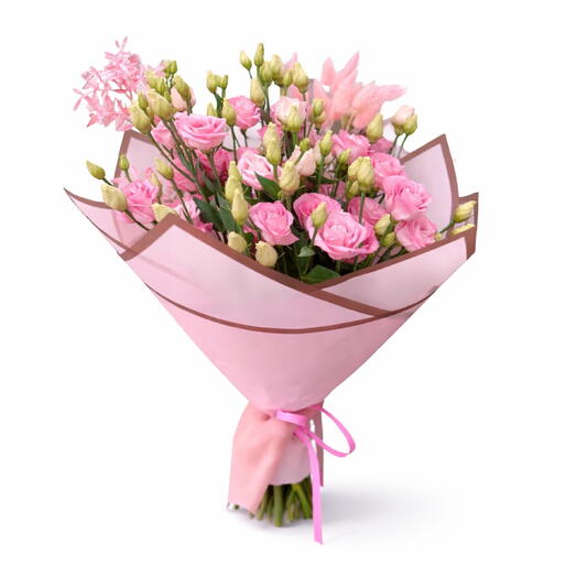 Pink Eustoma Bouquet