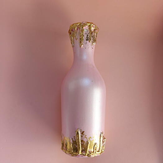 A delicate pink vase